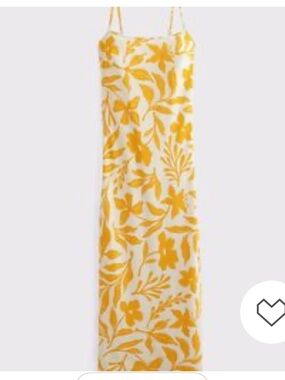 Abercrombie Yellow Floral Slip Dress